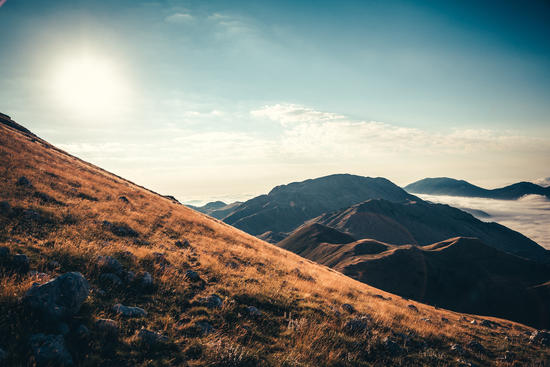 Mountains in the background XXIII by Salvatore Russolillo