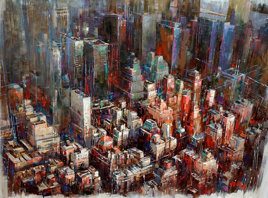 NY skylines by Vantame