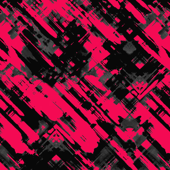 Hot pink and black digital art G75 by MedusArt