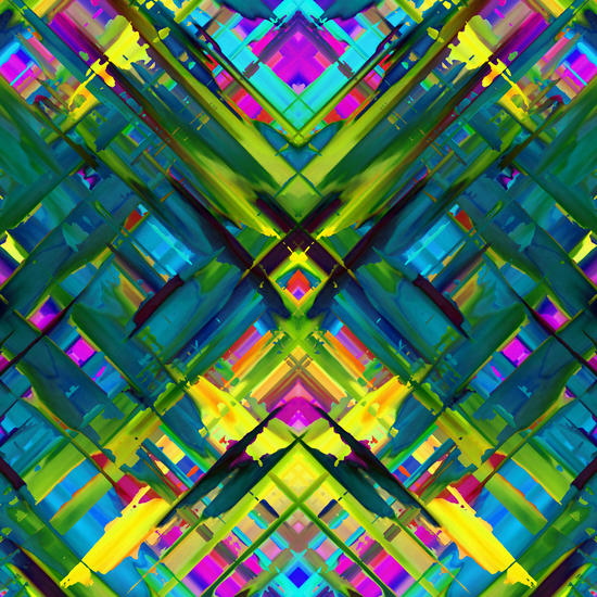 Colorful digital art splashing G467 by MedusArt