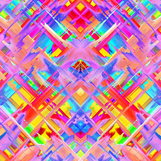 Colorful digital art splashing G470 by MedusArt