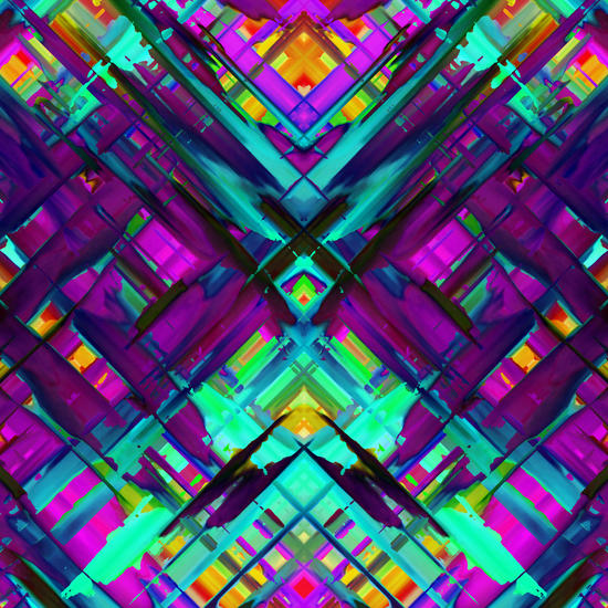 Colorful digital art splashing G472 by MedusArt