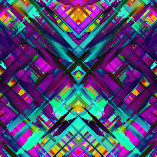 Colorful digital art splashing G472 by MedusArt
