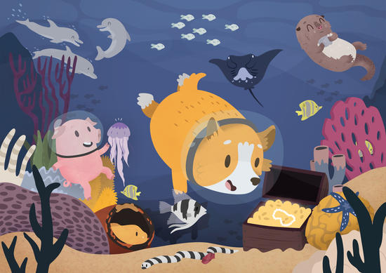 Diving For Treasure by Claire Jayne Stamper