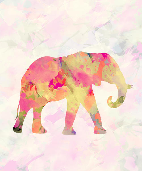 Abstract Elephant by Amir Faysal