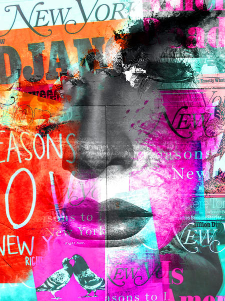 The face and N.Y. by Gabi Hampe