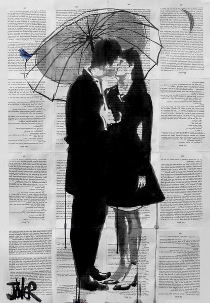 A LITTLE BIRD, A LITTLE MOON, A LITTLE LOVE by loui jover