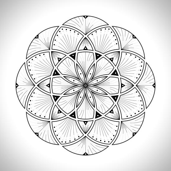 Mandala - Dash n' Dot by Alexandre Ibáñez