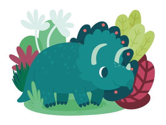 Triceratops by Claire Jayne Stamper