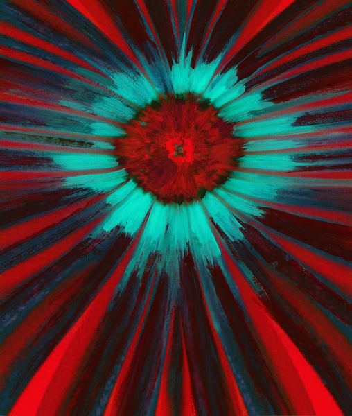 Red Flower Vortex by tzigone