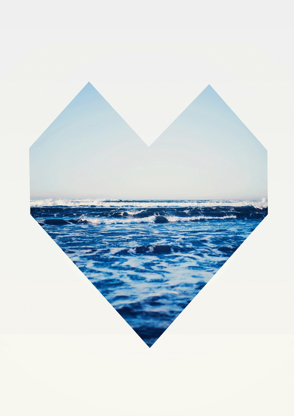 Ocean Heart by Leah Flores