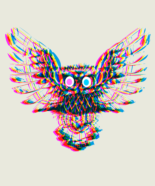 Prism Owl by Yann Tobey