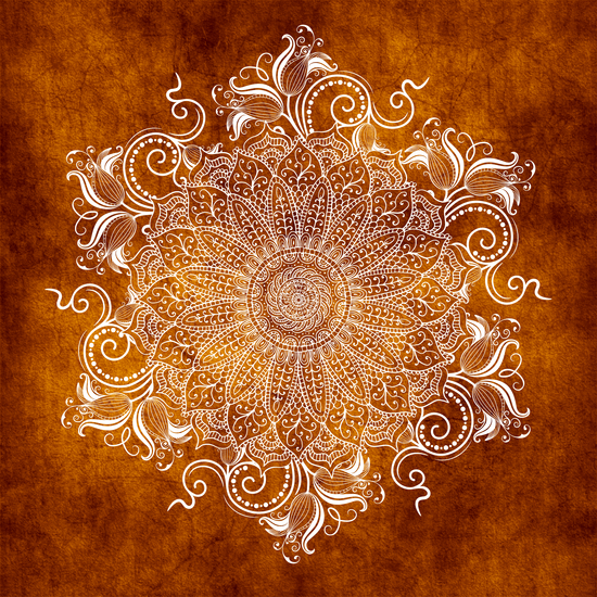 Mandala - Tangerine by aleibanez