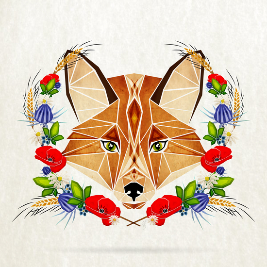 spring fox by Manoou