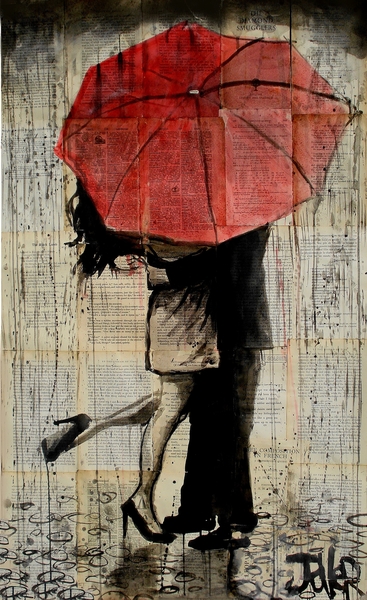 the red umbrella by loui jover