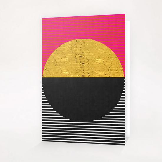 Geometric and golden art Greeting Card & Postcard by Vitor Costa