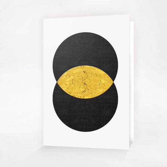 Geometric and golden art II Greeting Card & Postcard by Vitor Costa