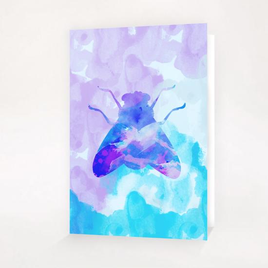 Abstract Fly Greeting Card & Postcard by Amir Faysal