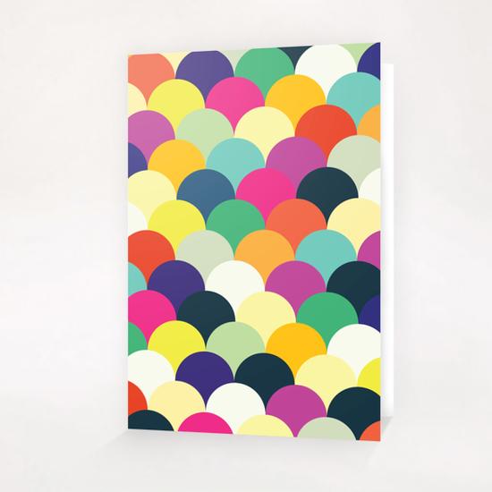 Colorful Circles  Greeting Card & Postcard by Amir Faysal