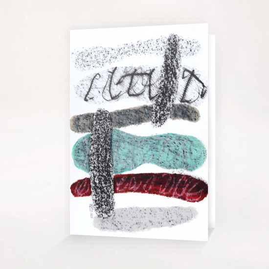 Composition 13 Greeting Card & Postcard by Jean-Noël Bachès