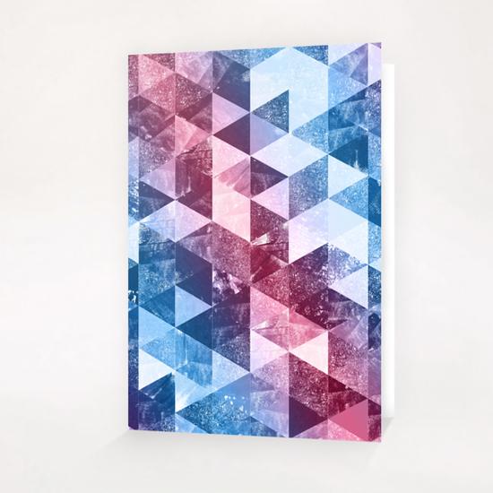 Abstract GEO X 0.29 Greeting Card & Postcard by Amir Faysal