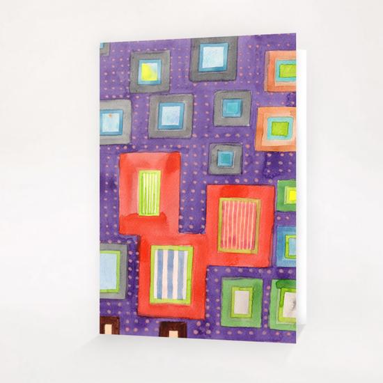 Various Frames on dotted Wall  Greeting Card & Postcard by Heidi Capitaine