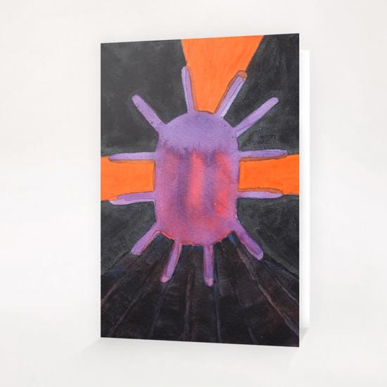 Purple Projector  Greeting Card & Postcard by Heidi Capitaine