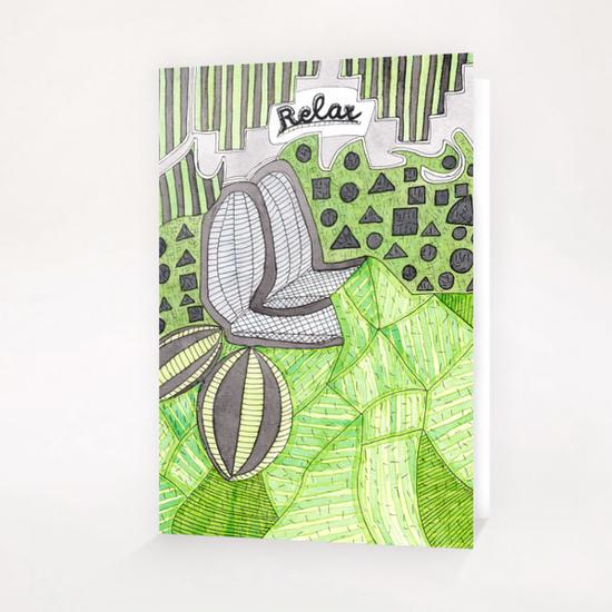 . Relax  Greeting Card & Postcard by Heidi Capitaine