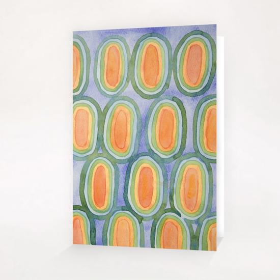 Ovals In Front Of The Sky Greeting Card & Postcard by Heidi Capitaine