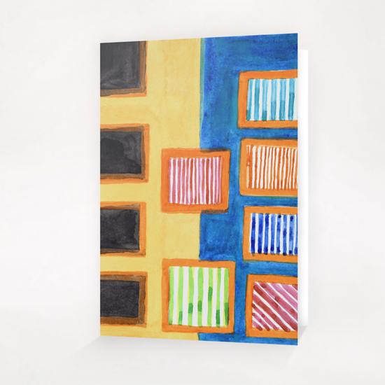 Abstract Beach Impressions Greeting Card & Postcard by Heidi Capitaine