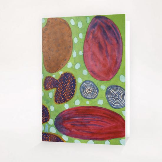 Still Life Pattern with Onions  Greeting Card & Postcard by Heidi Capitaine