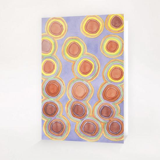Growing Chains of Circles  Greeting Card & Postcard by Heidi Capitaine