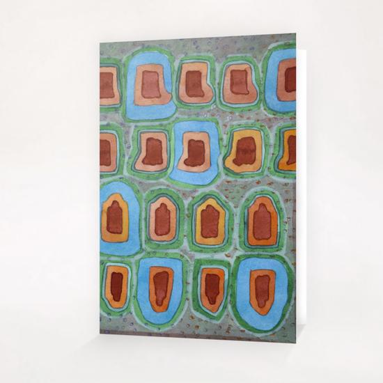 Special Places in a Row Greeting Card & Postcard by Heidi Capitaine