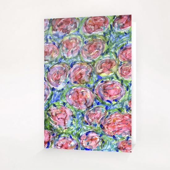 Bed Of Roses Greeting Card & Postcard by Heidi Capitaine