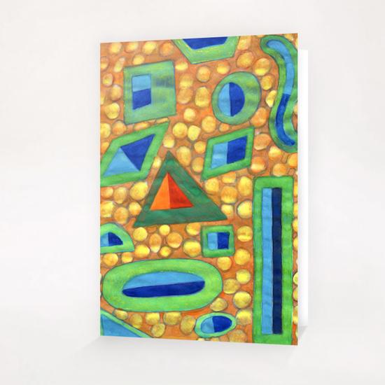 Collection of different Shapes with Double Fillings Greeting Card & Postcard by Heidi Capitaine
