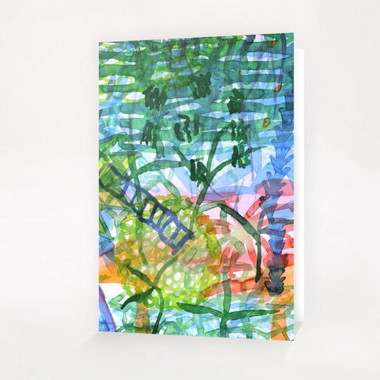Jungle View With Rope Ladder Greeting Card & Postcard by Heidi Capitaine