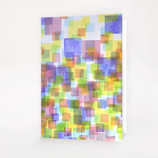 Floating Lightfull Squares Greeting Card & Postcard by Heidi Capitaine