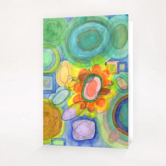 A closer Look at the Flower  Universe  Greeting Card & Postcard by Heidi Capitaine