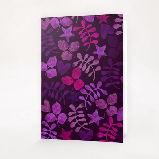 Floral X 0.3 Greeting Card & Postcard by Amir Faysal