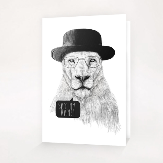 Say my name Greeting Card & Postcard by Balazs Solti