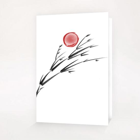 Bamboo Greeting Card & Postcard by cinema4design