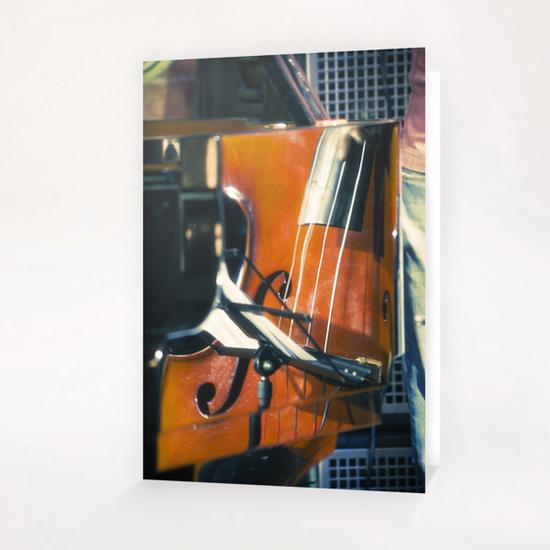 Jazz Abstraction Greeting Card & Postcard by cinema4design
