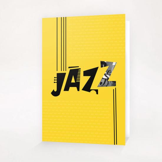 Jazz Greeting Card & Postcard by cinema4design