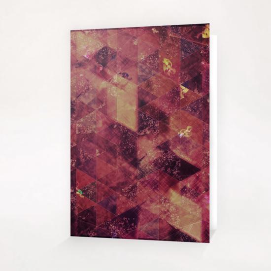 Abstract GEO X 0.16 Greeting Card & Postcard by Amir Faysal