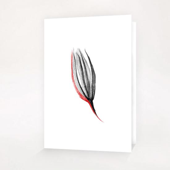 Red Flower Greeting Card & Postcard by cinema4design