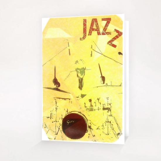 Jazz Poster Greeting Card & Postcard by cinema4design