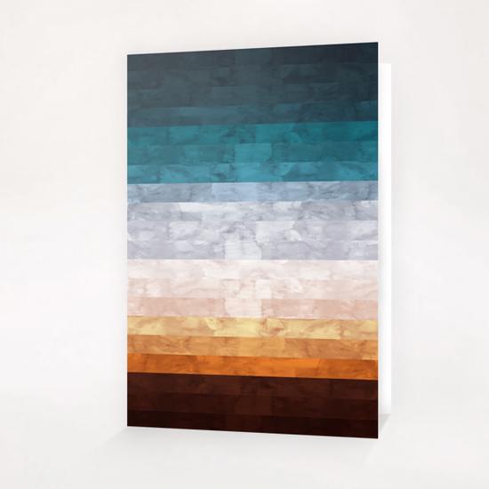 Minimalist landscape watercolor Greeting Card & Postcard by Vitor Costa