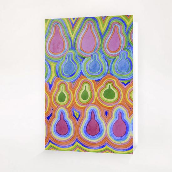 Drops Pears Bottles and an Apple Greeting Card & Postcard by Heidi Capitaine