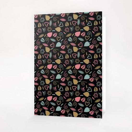 LOVELY FLORAL PATTERN #6 Greeting Card & Postcard by Amir Faysal
