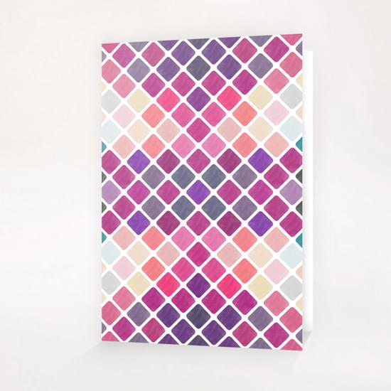 Lovely Geometric Background X 0.2 Greeting Card & Postcard by Amir Faysal